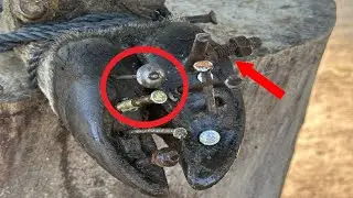 COW FOOT CUTTING - Cutting, trimming, cleaning and removing metal from cow's hooves ##nail#26