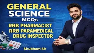General Science MCQs -2 🔥 | RRB Paramedical | Drug Inspector | RRB Pharmacist | GS #rrbparamedical