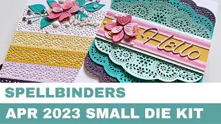 #194 Spellbinders April 2023 Small Die Kit - Card Inspirations