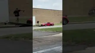 Transport company wrecks supercharged Audi R8! #audi #r8 #fail