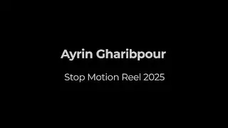 Stop Motion Reel 2025