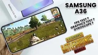 [60FPS] Samsung A36: PUBG Mobile Game Test + Graphics Test 😲