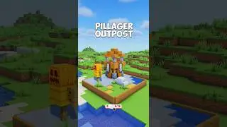 Minecraft Mini Pillager Outpost🏹 #minecraft