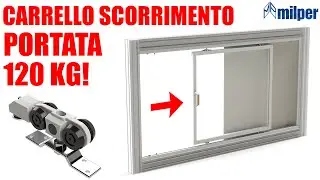 Come utilizzare il kit carrello scorrimento portata 120kg