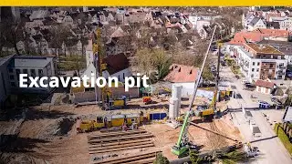 BAUER Spezialtiefbau GmbH &ndash; Excavation pit in Schrobenhausen