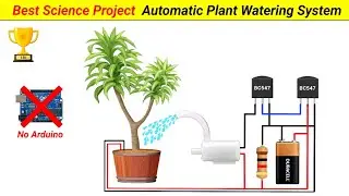 How to make Automatic Irrigation System without Arduino | Best Science Project | SKR Electronics Lab