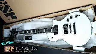 UNBOXING!! ESP LTD EC-256 SW (Snow White)