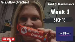 Week 1 - Weight loss Vlog - Step 1B - One2One Diet 1:1 (Cambridge Diet) - Results with Rachael