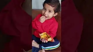cute baby ishani crazy chips reaction 🍟 #shorts #trending #viral #viralshorts