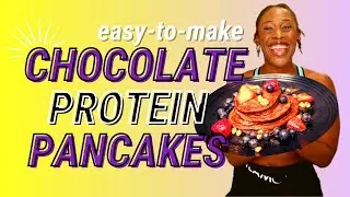 🥞  CHOCOLATE PROTEIN PANCAKES (only 6 ingredients!) Easy recipe for weight loss