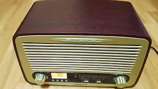 Radio vintage retro con USB y despertador en Amazon ⭐ Unboxing, review