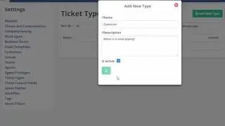 Ticket Type in the UVdesk