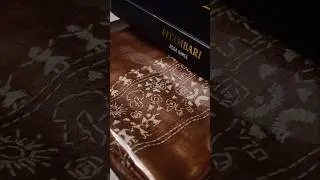 Hand Bastar Stitch On Pure Kosa Tussar Silk Saree #saree #handloom #art #sareefashion #chhattisgarh