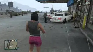 GTA V online (helicopter police chase!) With my friends (Grand theft auto 5)