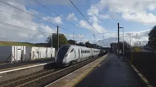 TransPennine Express Class 802 passes Alnmouth (30/10/19)