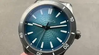 H. Moser & Cie x Azuki Pioneer Centre Seconds Water 3200-0503 - Обзор часов Azuki Elements of Time