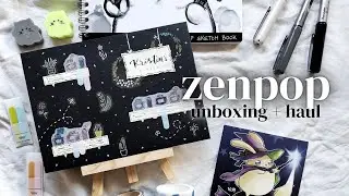 Распаковка канцелярских товаров Zenpop + переписка со мной 👻