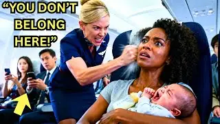 Flight Attendant Slaps Black Mom Holding Baby &mdash; Not Knowing Her Husband Owned the Airline!
