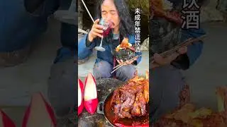 A Korean chef making delicious​ huge chicken with super chili #cooking#mukbang#foodshort #part9