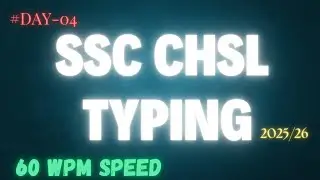 Ssc typing test practice 💯😯🔥#ssc #chsl #cgl #railway #typingskills 