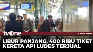 400 Ribu Tiket Kereta Jarak Jauh di St Senen dan Gambir Ludes Terjual | Kabar Siang tvOne
