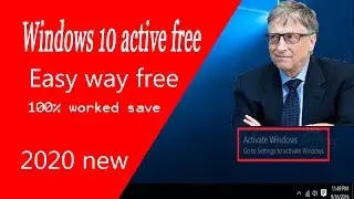 Windows Active 2020:  how to activate windows10 bangla:  100% easy way windows active