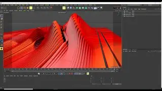 Cinema 4d matrix+tracer+clone effect