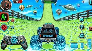 Monster Truck Mega Ramp Stunt Game: Best Car Stunt Game for Android 2026