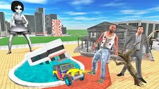 Franklin Found Ghost House | Funny Gameplay Indian Bikes Driving 3d 🤣🤣