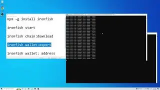 Complete Walkthrough on How to Setup an Iron Fish Wallet! Both CLI and Node App!