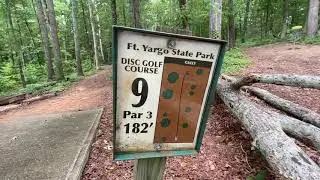A walkthrough of Fort Yargo state park disc golf course in Georgia