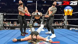 OG Bloodline разгромили The Vision на Friday Night Smackdown | Геймплей WWE 2K25