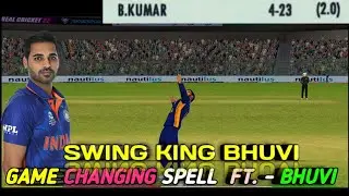 Real Cricket 22 Game Changing Bowling BHUVI 😳😍, Bhuvneshwar kumar debut vs Pakistan #rc22