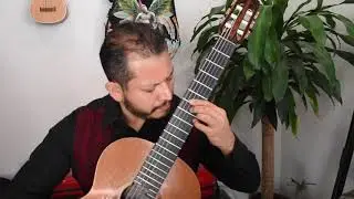 Una flor en la laguna. Julio César Oliva. César Lara, guitarra.