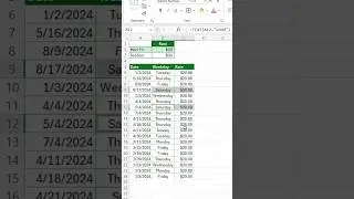Weekdays and IF function in Excel 