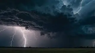 Massive Night Thunderstorm Ambience &mdash; Continuous Lightning & Rain Sounds for Deep Rest & Calm Mind