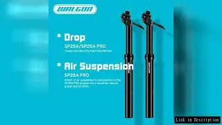 SP25A Manual Control Bike Dropper Seatpost with Suspension 27.2/30.9/31.6 MTB Road Bicycle Seat Post