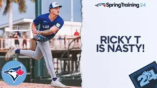 Ricky Tiedemann threw HEAT in Toronto Blue Jays Spring Training win!