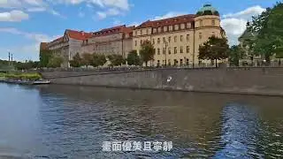 #縮時攝影#伏爾塔瓦河岸絕美風景 ｜捷克布拉格 Prague Vltava River Cruise遊河美麗風景 |