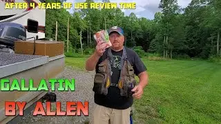 Рыболовный жилет после 4 лет использования Gallatin от Allen