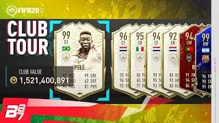 THE BEST CLUB ON FIFA! CLUB TOUR! I PACKED RED RONALDO AND AN ICON! | FIFA 20 ULTIMATE TEAM