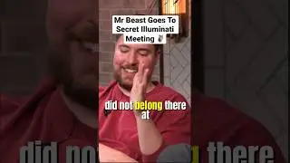 MrBeast Attends Top Secret Illuminati Meeting 🦉 #shorts