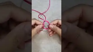 Making infinite Knots for bracelets/How to make bracelets?/DIY #shorts #macramebracelet #bracelet