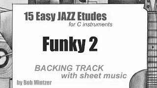 09 Funky 2 -  jazz etude backing track