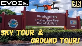 Riverbend Park Jupiter Florida | Evo 2 Pro Drone and Biking Tour!