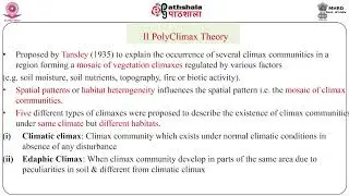 M-07. Climax concept and examples of succession