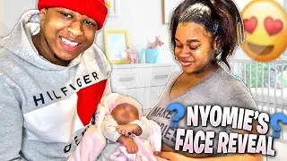BABY NYOMIE'S OFFICIAL FACE REVEAL!!