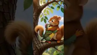 Brave Little Bird 🐦 | Short Motivational Cartoon Animation Story|#Ai Ki Dunya # shorts