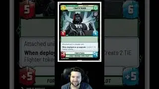 Two Card Review - Darth Vader, Victor Squadron Leader #starwarsunlimited #starwars #swu