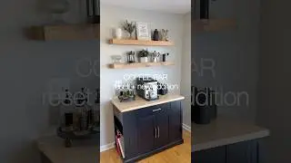 Coffee Bar Reset + New Addition